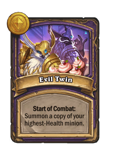 Evil Twin Hearthstone kártya