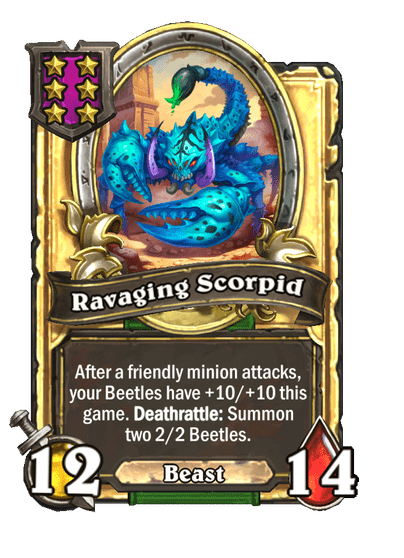 Ravaging Scorpid Hearthstone kártya