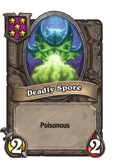 Deadly Spore Hearthstone kártya