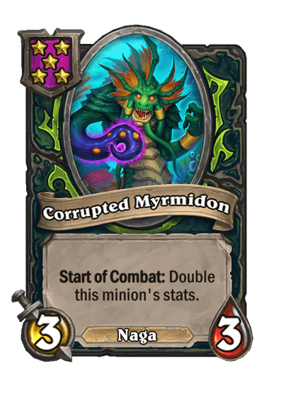 Corrupted Myrmidon Hearthstone kártya
