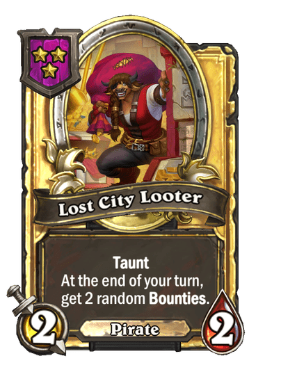 Lost City Looter Hearthstone kártya