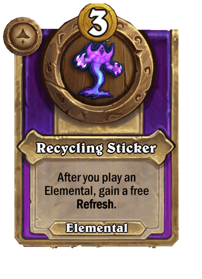 Recycling Sticker