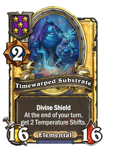 Timewarped Substrate Hearthstone kártya
