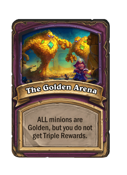 The Golden Arena Hearthstone kártya