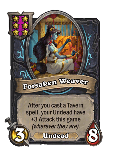 Forsaken Weaver Hearthstone kártya