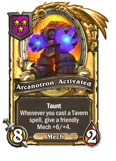 Arcanotron, Activated Hearthstone kártya