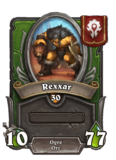 Rexxar Hearthstone kártya