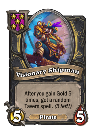 Visionary Shipman Hearthstone kártya