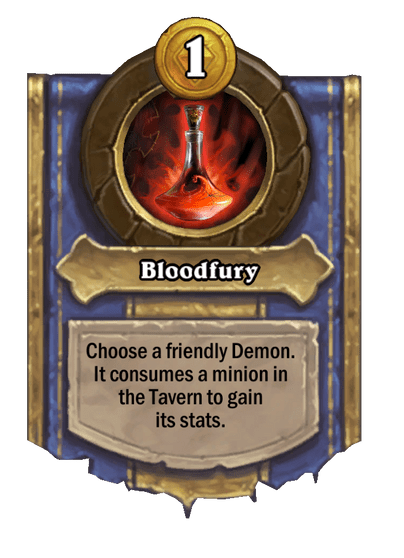 Bloodfury Hearthstone kártya