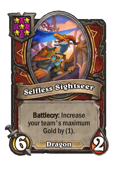 Selfless Sightseer Hearthstone kártya