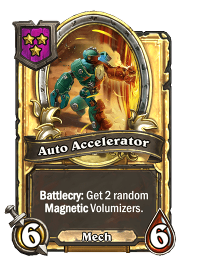 Auto Accelerator Hearthstone kártya