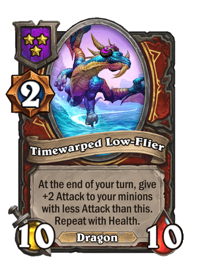 Timewarped Low-Flier Hearthstone kártya