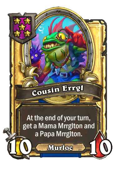 Cousin Errgl Hearthstone kártya