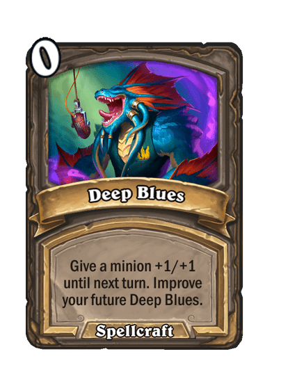 Deep Blues Hearthstone kártya
