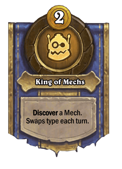 King of Mechs Hearthstone kártya