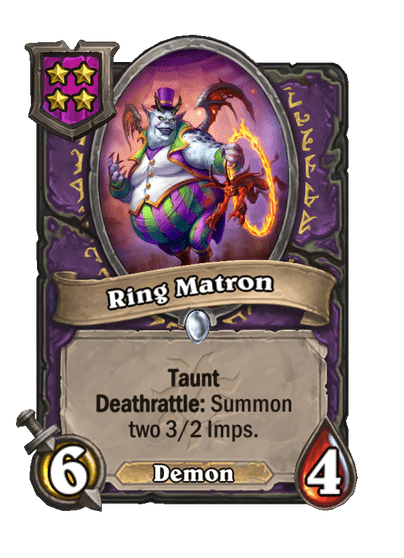 Ring Matron Hearthstone kártya