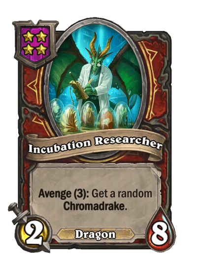 Incubation Researcher Hearthstone kártya