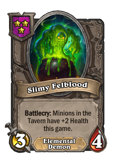 Slimy Felblood Hearthstone kártya