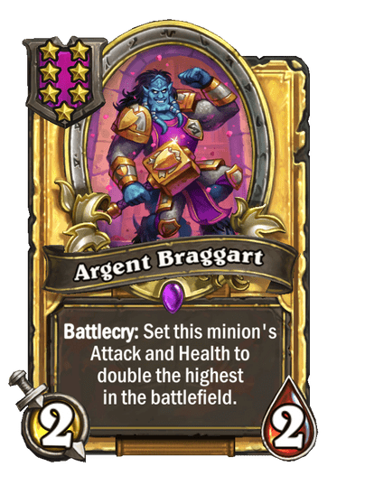 Argent Braggart Hearthstone kártya