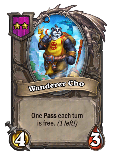 Wanderer Cho Hearthstone kártya