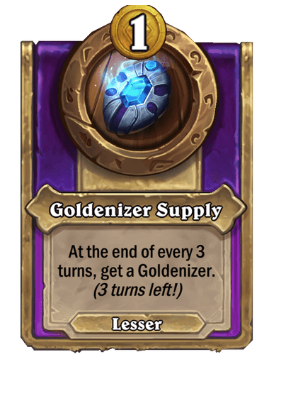 Goldenizer Supply