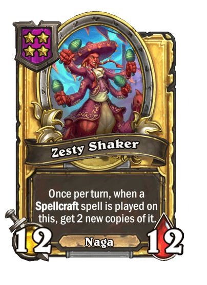 Zesty Shaker Hearthstone kártya