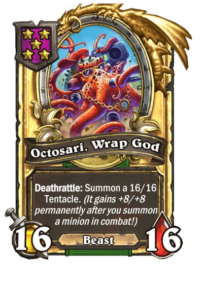 Octosari, Wrap God Hearthstone kártya