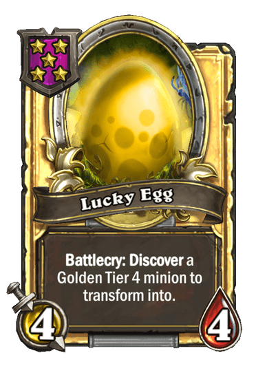 Lucky Egg Hearthstone kártya