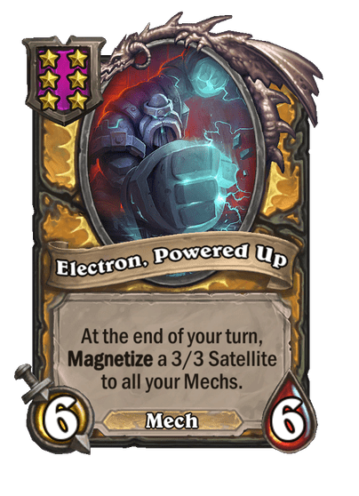 Electron, Powered Up Hearthstone kártya
