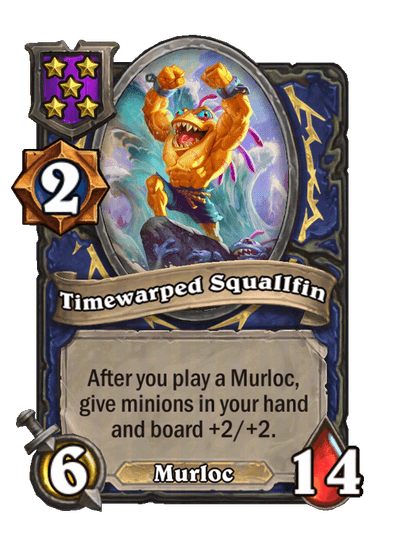 Timewarped Squallfin Hearthstone kártya