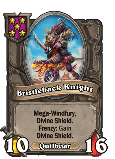 Bristleback Knight Hearthstone kártya