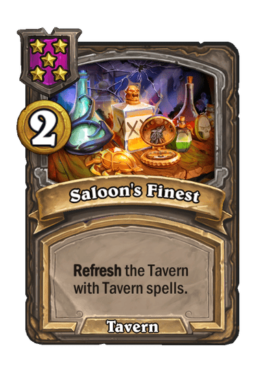 Saloon's Finest Hearthstone kártya