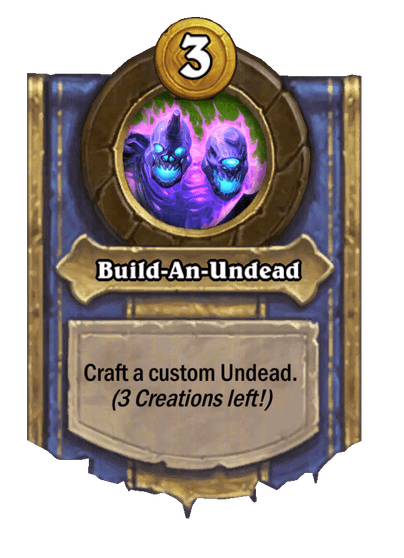 Build-An-Undead Hearthstone kártya