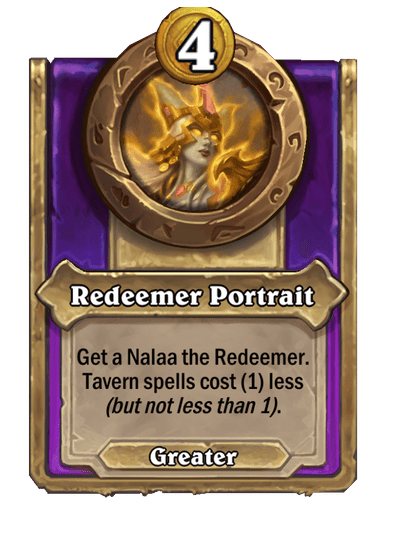 Redeemer Portrait Hearthstone kártya