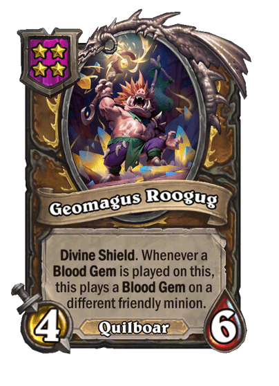 Geomagus Roogug Hearthstone kártya