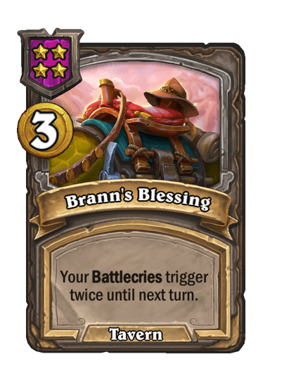 Brann's Blessing Hearthstone kártya