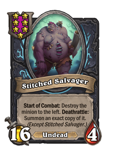 Stitched Salvager Hearthstone kártya