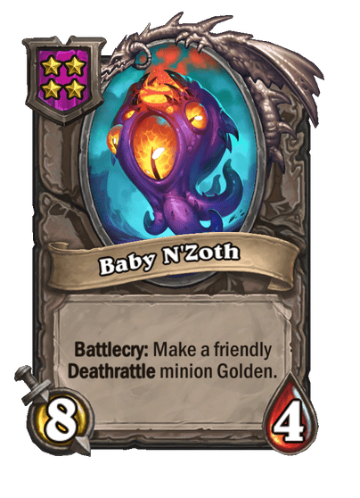 Baby N'Zoth Hearthstone kártya