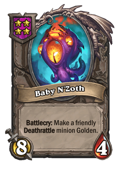 Baby N'Zoth Hearthstone kártya