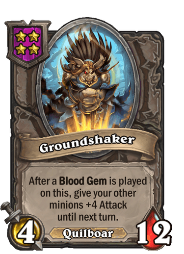 Groundshaker Hearthstone kártya