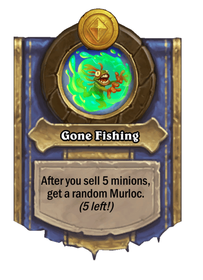 Gone Fishing Hearthstone kártya
