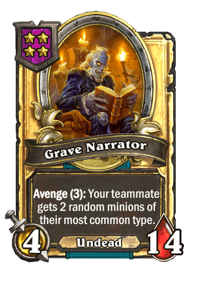 Grave Narrator Hearthstone kártya
