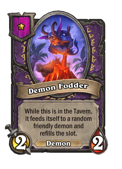 Demon Fodder Hearthstone kártya