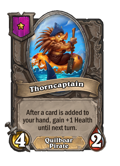 Thorncaptain Hearthstone kártya