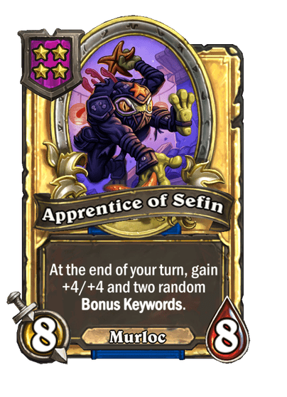 Apprentice of Sefin Hearthstone kártya