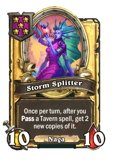 Storm Splitter Hearthstone kártya