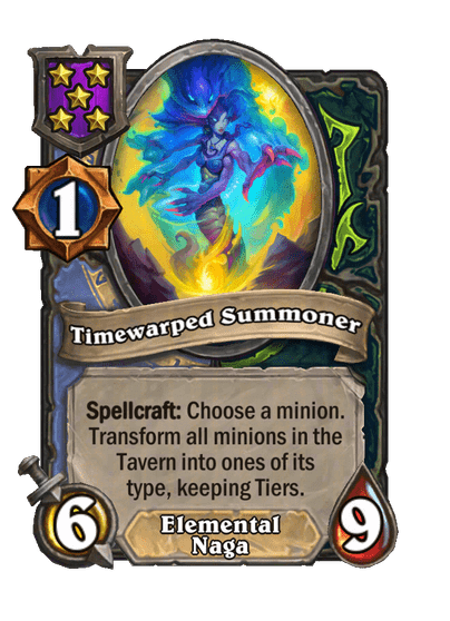 Timewarped Summoner Hearthstone kártya