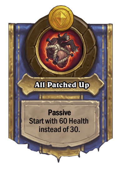 All Patched Up Hearthstone kártya