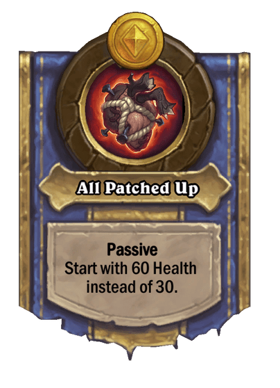 All Patched Up Hearthstone kártya