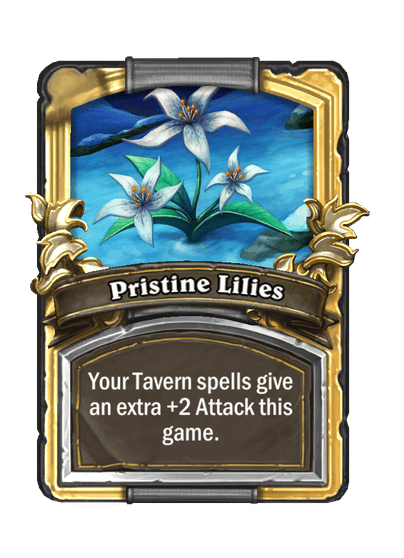 Pristine Lilies Hearthstone kártya